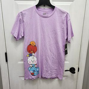 NWT BT21 Line Friends Light Purple Women’s Short Sleeve T-Shirt